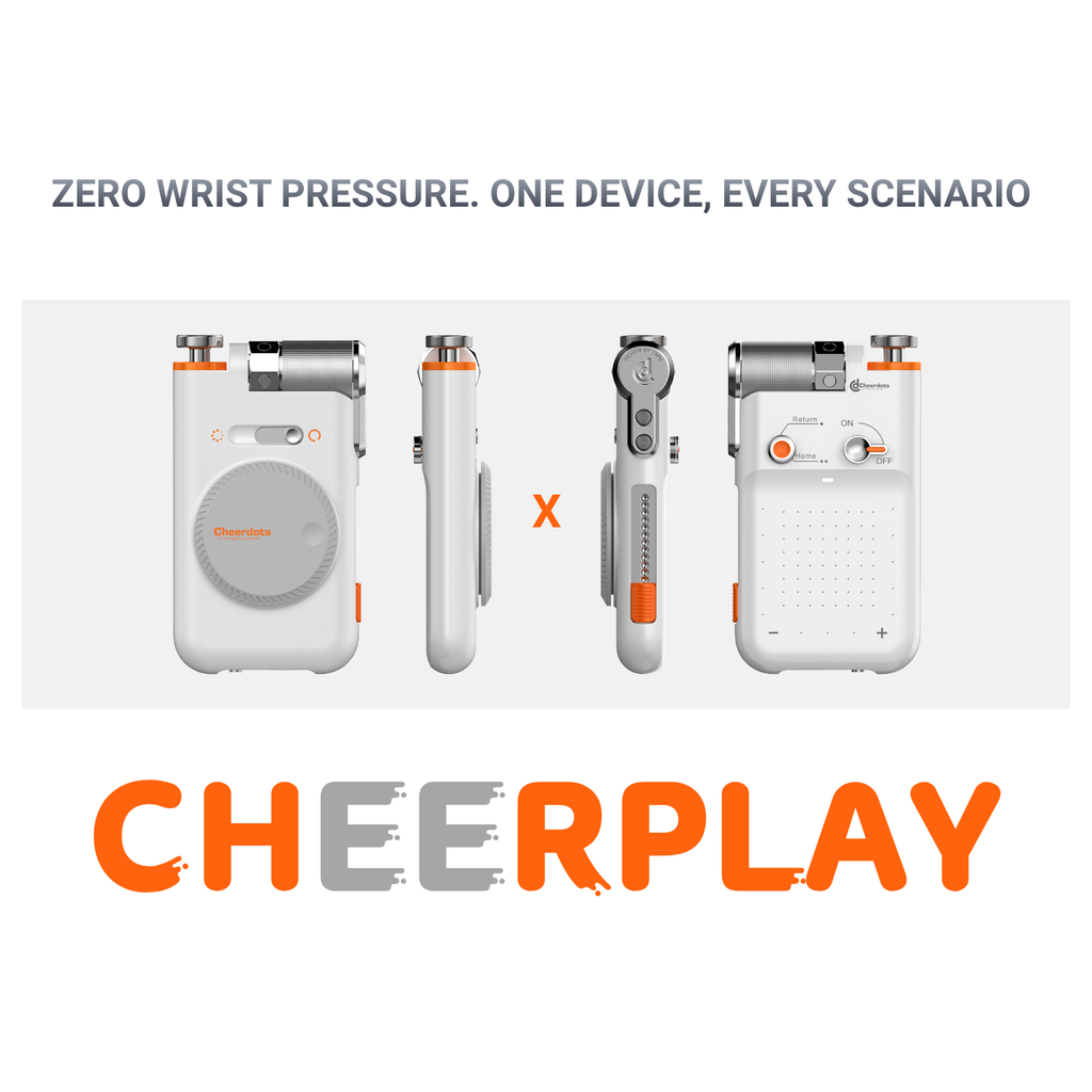 Cheerplay Air Mouse & Phone Remote Control for Android IOS Bluetooth Touchpad Page Turner Volume Control for Scrolling with Fidget Feature